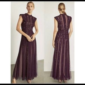 BCBG Eggplant Gown